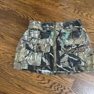 Camouflage Mini Skirt